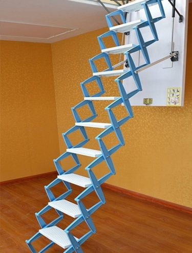 能折叠的阁楼伸缩楼梯安装材料如何选择比较好